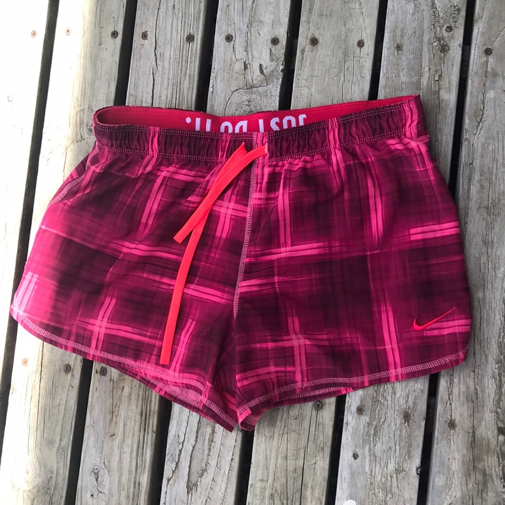 Nike athletic shorts with built in spandex